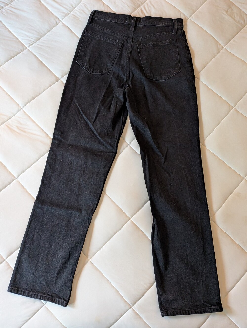 Abercrombie & Fitch Black Straight '90s Ultra High Rise Jeans - Picture 3 of 4